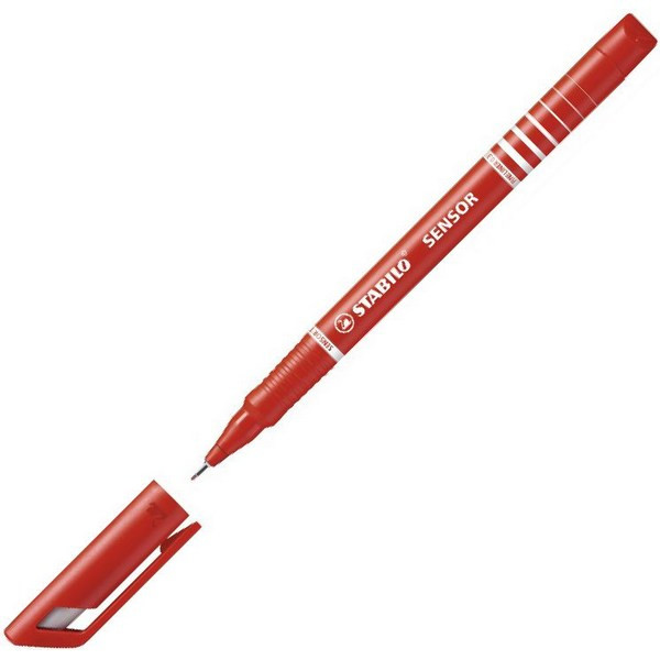 Ручка Капиллярная Stabilo Sensor Красный 0,3 мм. (STABILO 189/40)