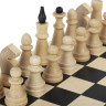 Шахматы классические обиходные, деревянные, лакированные, доска 29х29 см, ЗОЛОТАЯ СКАЗКА, 664669