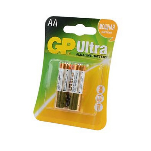 Батарейка GP Ultra GP15AU-CR2 LR6 BL2 (Комплект 2 шт.)