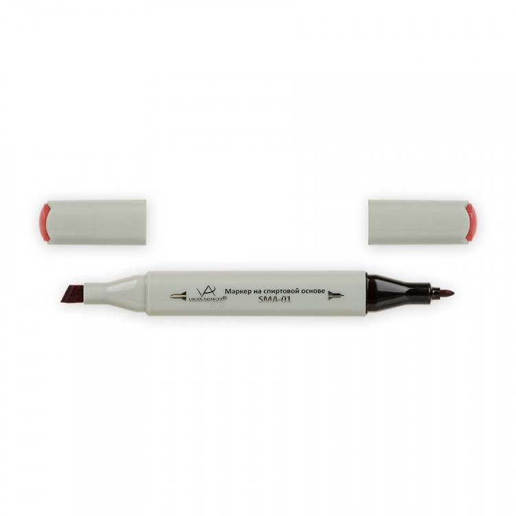 Маркер спиртовой VISTA-ARTISTA Style SMA-01, двухсторонний, цвет K230 т. Кораллово-розовый (VISTA-ARTISTA SMA-01 K230)
