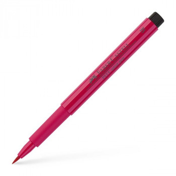 Ручка капиллярная Faber-Castell PITT Artist Pen, наконечник B (Brush), цвет 127 Pink Carmine (167427) 