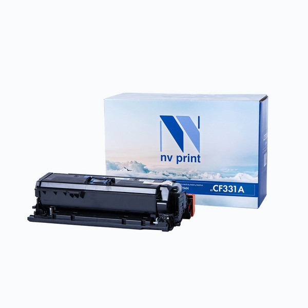 NV Print NVP-CF331AC Картридж совместимый NV-CF331A Cyan для HP Color LaserJet M651dn /  M651n /  M651xh (15000k)