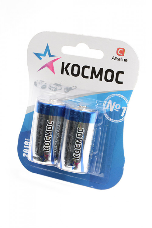 Батарейка КОСМОС LR14 BL2 (Комплект 2 шт.)