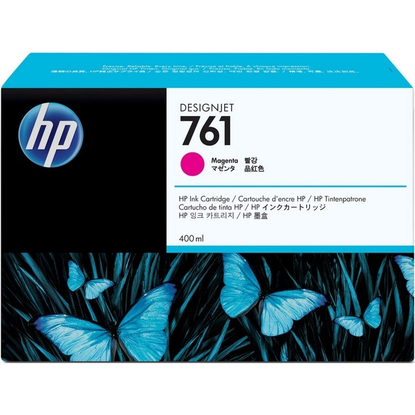 HP CM993A Картридж №761 пурпурный HP DesignJet T7100 (400мл) Уценка: использовать до 01/04/2016