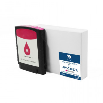 NV Print NVP-C4837A Струйный картридж 11 (NV-C4837A) Magenta для HP BIJ 1000 / 1100 / 1200 / 2200 (28мл) совместимый NVP-C4837A, Совместимость: , ресурс: 0 стр.