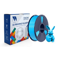 NV Print NVP-3D-PETG-GLOW-BLUE Филамент NVPRINT PETG Glow Blue для 3D печати диаметр 1.75мм  длина 330 метров  масса 1 кг