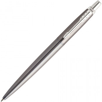 Ручка шариковая автоматическая PARKER Jotter Premium K176, Oxford Grey Pinstripe CT, Синяя (PARKER 1953199) Parker Jotter имеет классический дизайн и узнаваемое во всем мире имя, популярное благоларя высокому качеству, прочности и соотношению цена/качество.