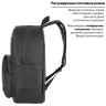 Рюкзак BRAUBERG CELEBRITY универсальный, с отделением для ноутбука, экокожа, черный, 42х30х15 см, 227084