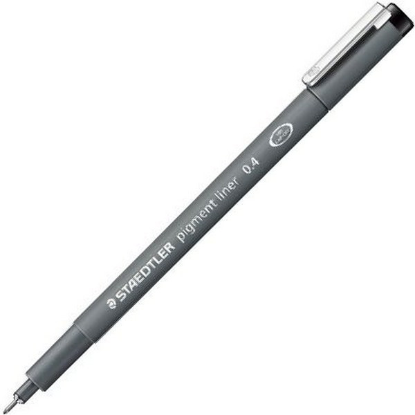 Ручка капиллярная Staedtler Pigment Liner 0.4 мм, черный 308 04-9