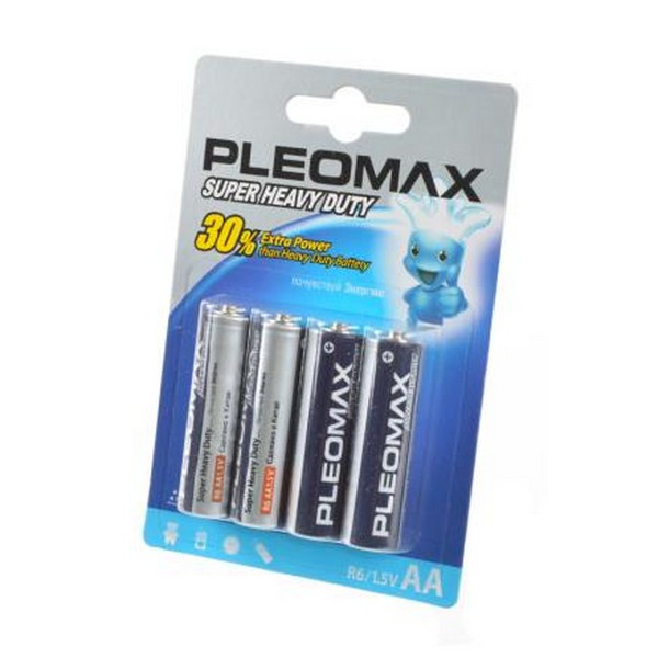 Батарейка PLEOMAX R6 BL4 (Комплект 4 шт.)