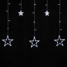 Электрогирлянда-занавес комнатная "Звезды" 3х0,5 м, 108 LED, холодный белый, 220 V, ЗОЛОТАЯ СКАЗКА, 591355