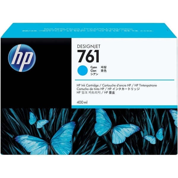 HP CM994A Картридж №761 голубой HP DesignJet T7100 (400мл) Уценка: использовать до 01/04/2016