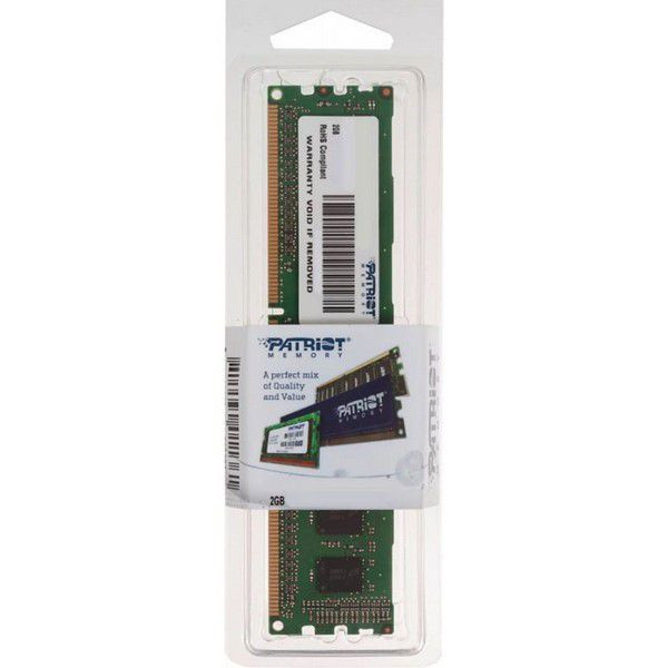 DIMM DDR3 2Gb PC12800 1600MHz Patriot PSD32G16002