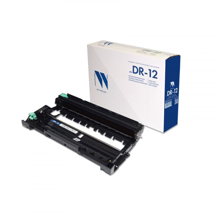 NV Print NVP-DR-12 Блок фотобарабана совместимый NV-DR-12 для Brother HL-L2371DN / DCP-L2551DN / MFC-L2751DW (12000k)