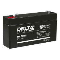 Energon Delta DT 6012 Аккумуляторная батарея DELTA DT 6012 (6В / 1,2Ач, Тип: AGM, Клемма: F1, ДхШхВ: 97х24х51мм (Полная высота: 58мм), срок службы: 5 лет, Гарантия: 1г, вес: 0,29кг)