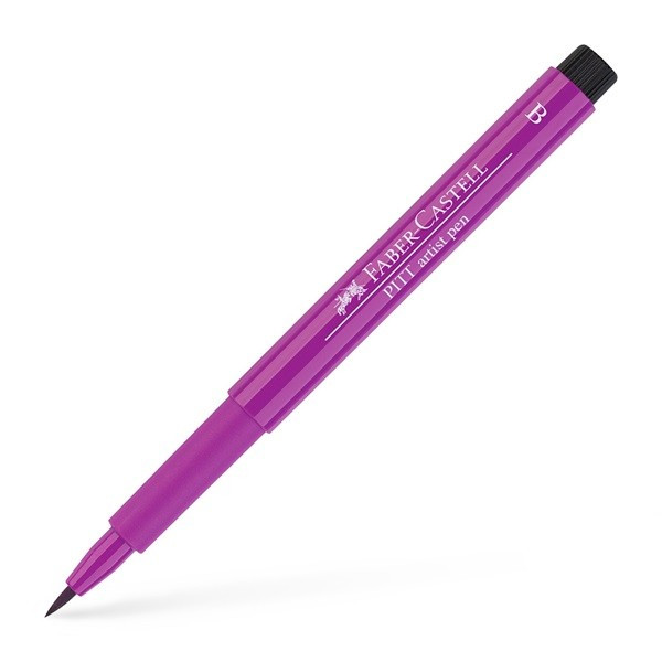 Ручка капиллярная Faber-Castell PITT Artist Pen, наконечник B (Brush), цвет 134 Crimson (Faber-Castell 167434)