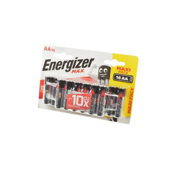 Батарейка Energizer MAX LR6 BL16 (Комплект 16 шт.)