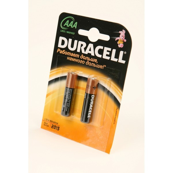 Батарейка DURACELL LR03 BL2 (в кор. 20 шт)