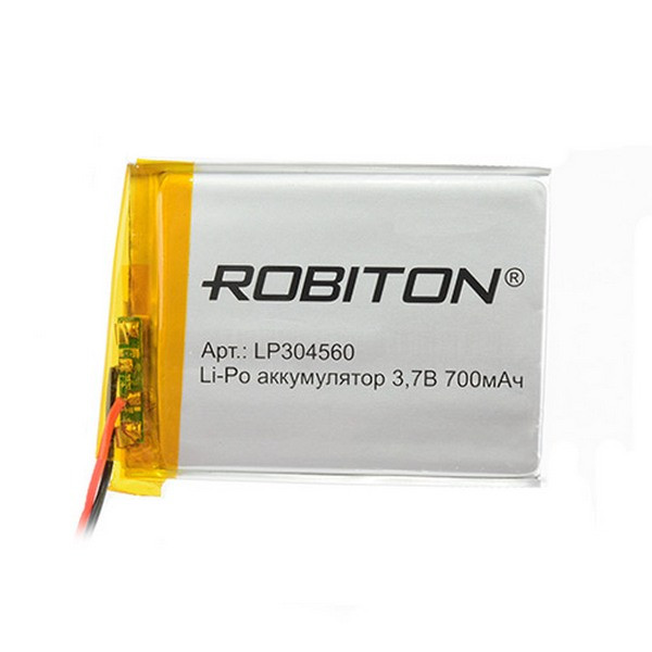 Аккумулятор ROBITON LP304560 3.7В 700мАч PK1