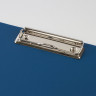 Папка с 2-мя металлическими прижимами BRAUBERG стандарт, синяя, до 100 листов, 0,6 мм, 221625