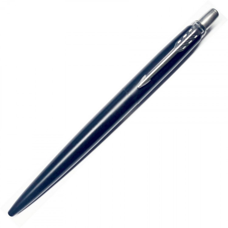 Ручка шариковая автоматическая PARKER Jotter Essential Satin Black CT, Синяя (PARKER 2953184)