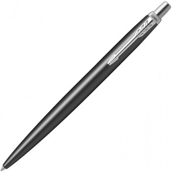 Ручка шариковая автоматическая PARKER Jotter Essential Satin Black CT, Синяя (PARKER 2953184) Parker Jotter имеет классический дизайн и узнаваемое во всем мире имя, популярное благоларя высокому качеству, прочности и соотношению цена/качество.