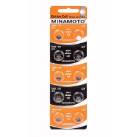 MINAMOTO Button Cell AG1 BL10 Батарейка Уценка: использовать до 12/2017