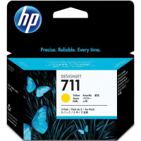HP CZ136A Картридж №711 (Тройная упаковка) желтый HP DesignJet T120, T520 (3*29мл)