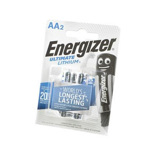 Батарейка Energizer Ultimate LITHIUM FR6 BL2 * (Комплект 2 шт.)