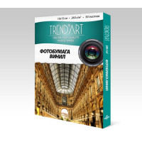 TrendArt PHW260_10X15_50 Фотобумага TrendArt Premium Glossy Wove 10x15см, 260г, 50 листов, покрытие RC-base