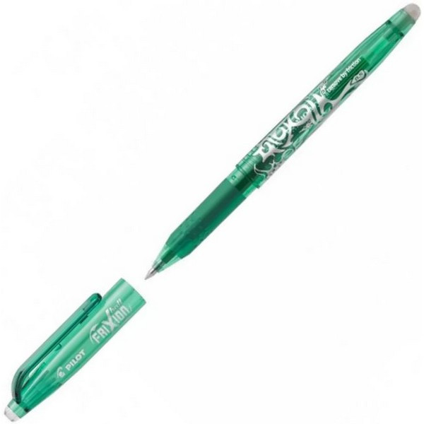 Ручка гелевая стирающаяся Pilot Frixion Ball, 0,5 мм, зеленая (Pilot BL-FR-5-G)