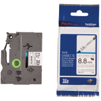 Brother HSE221 Термоусадочные ленты HSE-221 чёрный шрифт на белой основе, 8,8мм*1,5м для Brother PTE300VP, 550WVP, PTP700, 750W, 900W
