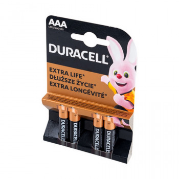 Батарейка DURACELL BASIC NEW LR03 BL4 (Комплект 4 шт.) Тип: LR03Цена: за комплект