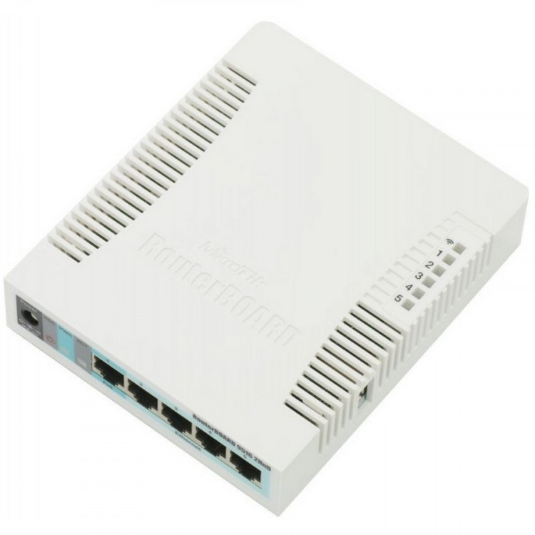 MikroTik RB951G-2HnD Маршрутизатор Wi-Fi MikroTik RB951G-2HnD (2.4Ghz AP, 5xGigabit Ethernet, USB, 600MHz CPU, 128MB RAM)