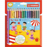 Набор цветных карандашей STABILO Trio Thick трехгранные, утолщенные, 18 цветов (STABILO 203/18-01)