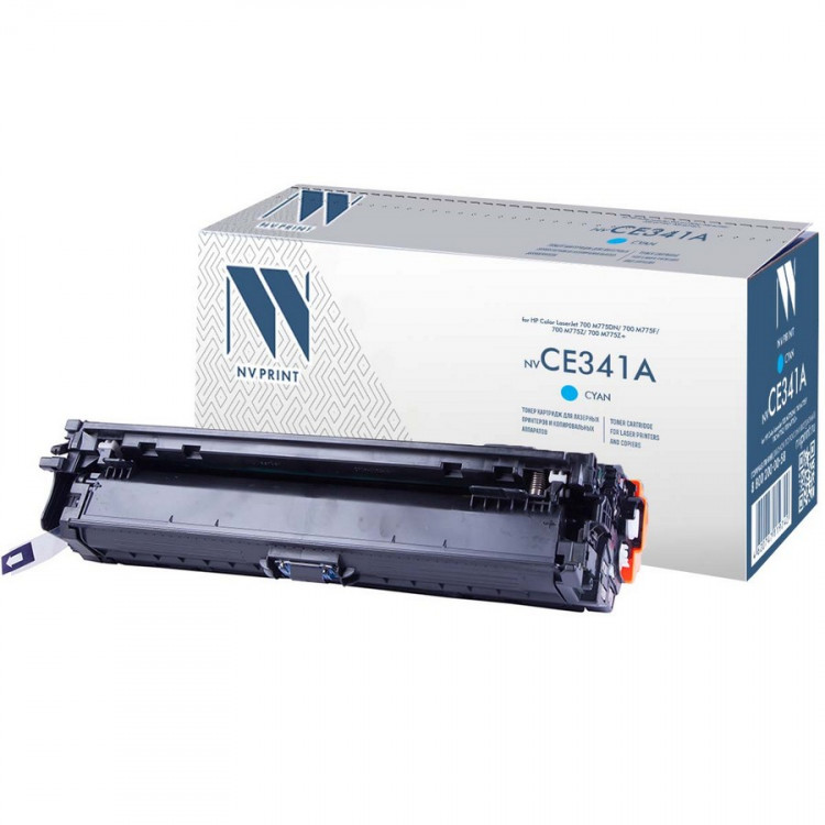 NV Print NVP-CE341AC Картридж совместимый NV-CE341A Cyan для HP Color LaserJet 700 M775dn /  700 M775f /  700 M775z /  700 M775z+ (16000k)
