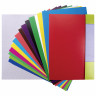 Набор цветного картона и бумаги А4 мелованные (глянцевые), 8 + 8 цветов, в папке, ЮНЛАНДИЯ, 200х290 мм, 
