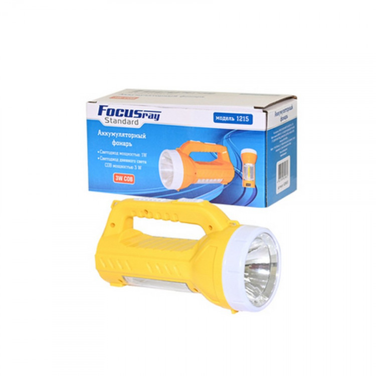 Фонарь FOCUSray 629653 1215 прожектор 1Вт LED +3Вт COB