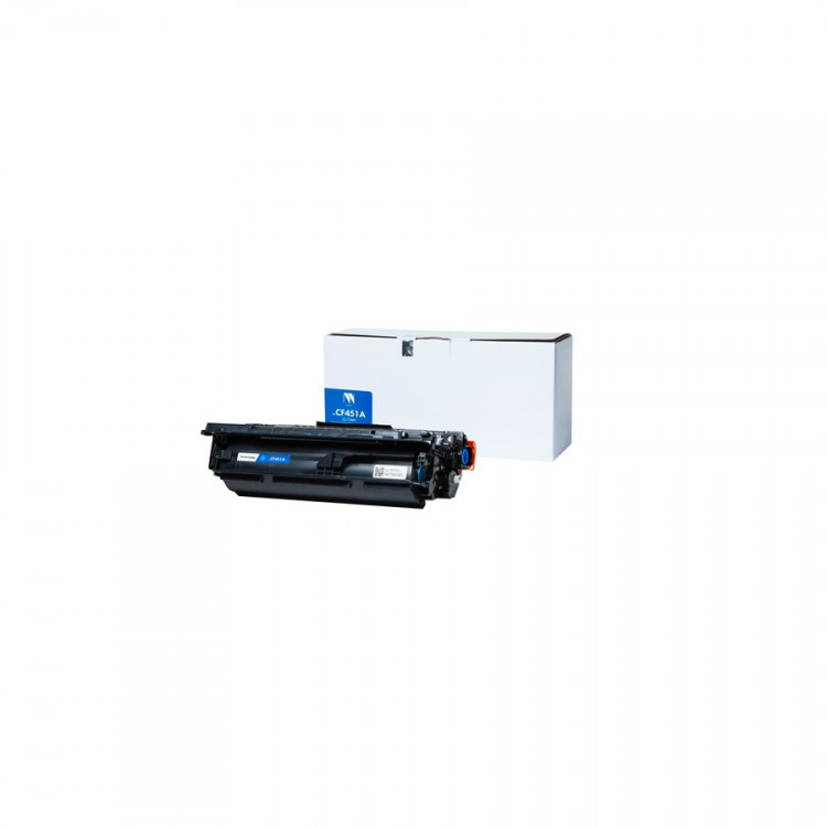 NV Print NVP-CF451AC Картридж совместимый NV-CF451A Cyan для HP LaserJet M652DN / M653DN / M681DH / M653X / M681F / M681Z / M682Z (10500k)