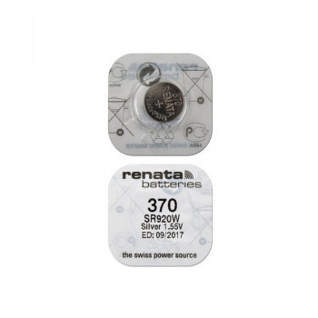 Батарейка RENATA SR920W    370 (0%Hg) Тип: S920HЦена: за 1 шт.