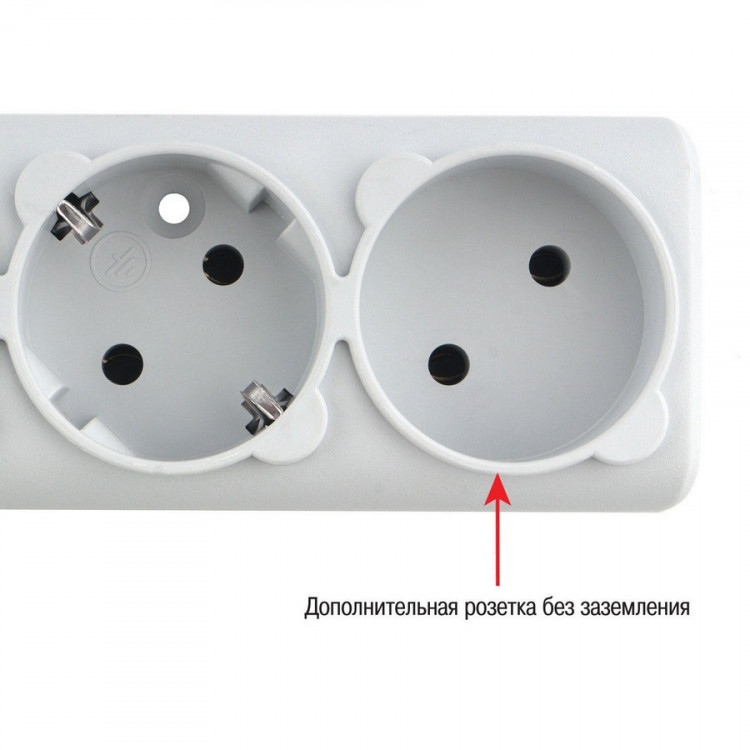 Сетевой фильтр POWER CUBE SPG(5+1)-B-15 5+1 (5м) (ПВС 3х0,75) серый BL1