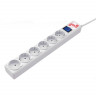 Сетевой фильтр POWER CUBE SPG(5+1)-B-15 5+1 (5м) (ПВС 3х0,75) серый BL1