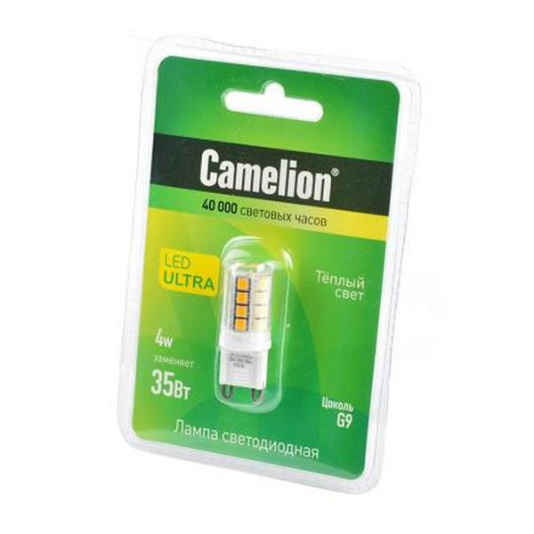 Camelion LED4-G9/830/G9 4Вт 3000К BL1 Лампа светодиодная