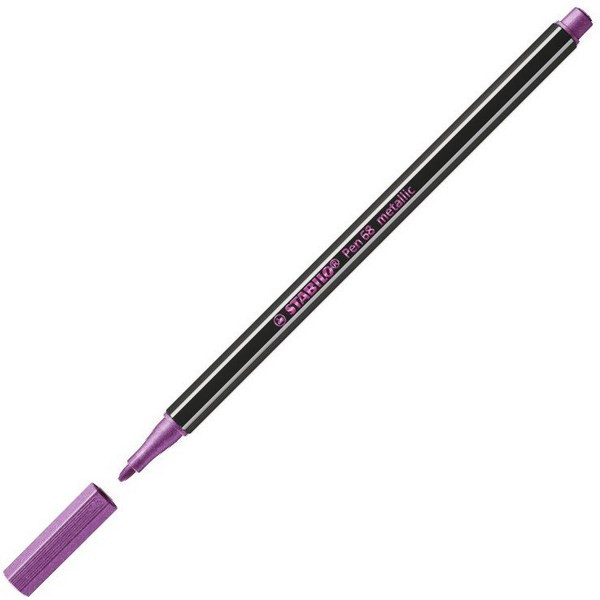 Фломастер Stabilo Pen 68 Metallic Металлик Розовый (STABILO 68/856)