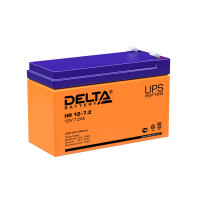 Energon Delta HR 12-7.2 Аккумуляторная батарея DELTA HR 12-7.2 (12В / 7,2Ач, Тип: AGM, Клемма: F2, ДхШхВ: 151х65х94мм (Полная высота: 100мм), срок службы: 8 лет, Гарантия: 1г, вес: 2,5кг)