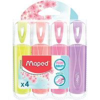 Набор текстовыделителей Maped Fluo Pep's Classic Pastel, 4 пастельных цвета (MAPED 742546)*