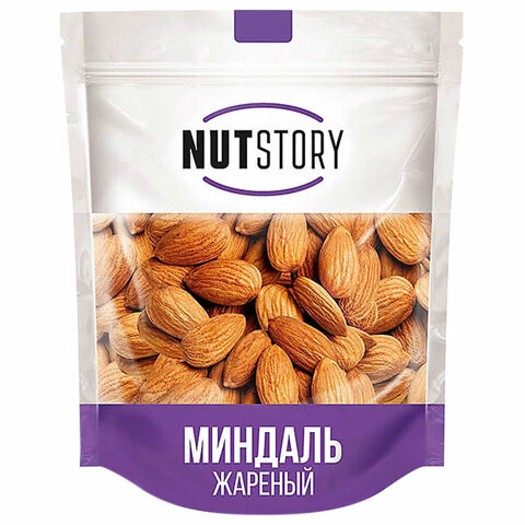 Миндаль жареный NUT STORY 150 г, РОС004