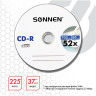 Диск CD-R SONNEN, 700 Mb, 52x, Slim Case (1 штука), 512572