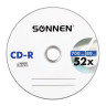 Диск CD-R SONNEN, 700 Mb, 52x, Slim Case (1 штука), 512572