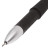 Ручка гелевая BRAUBERG Impulse, 0.5 мм, ригольчатый узел, грип, черная (BRAUBERG 141183)